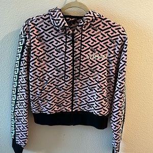 NWT - Versace La Greco zip up hoodie